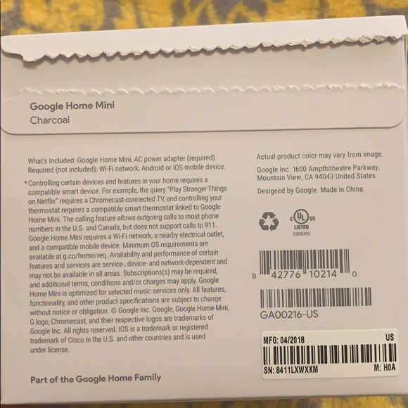 ❌SOLD❌Google Home Mini - Picture 6 of 6